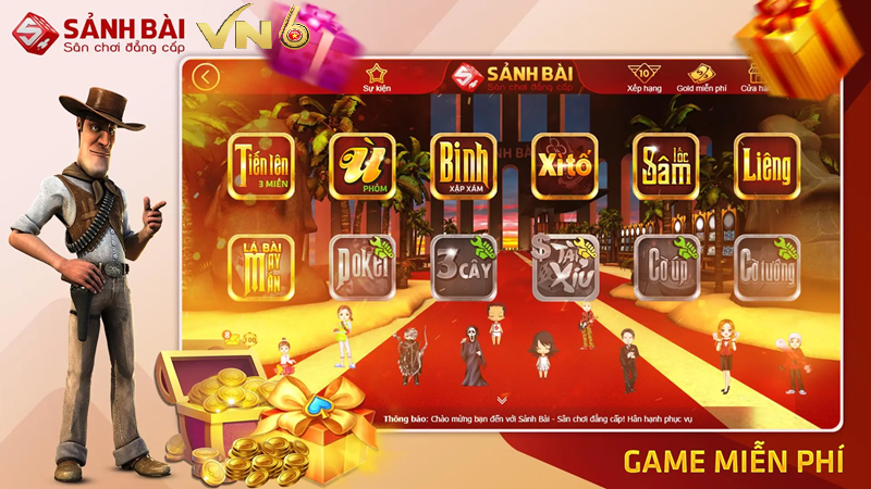 Sảnh game bài VN6